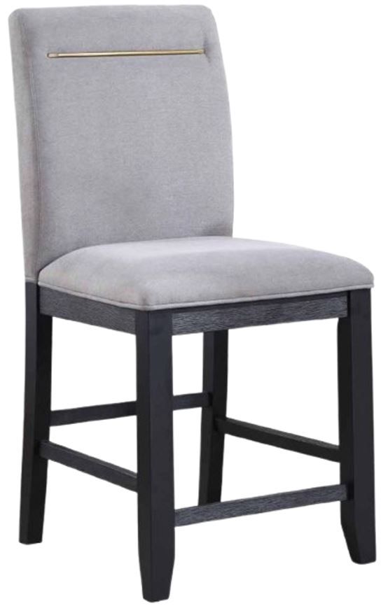 Steve Silver Co. Yves Gray/Rubbed Charcoal Counter Stool-0
