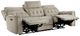 Homelegance® Celeste Taupe Double Power Reclining Sofa with Power Headrests-4