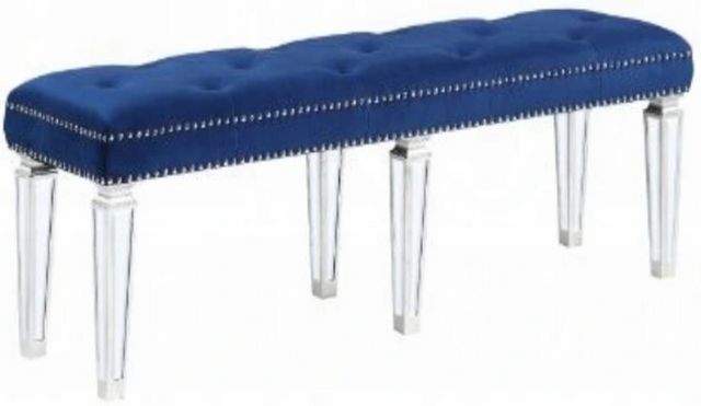 ACME Furniture Varian Blue Accent Bench