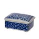 A & B Home Leith 3-Piece Blue/White Decorative Box Set-1