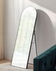 Surya Aranya Matte Black 36" Full Length Mirror-5