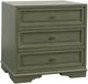 Bernards Tarrington Pistachio 3-Drawer Nightstand-0