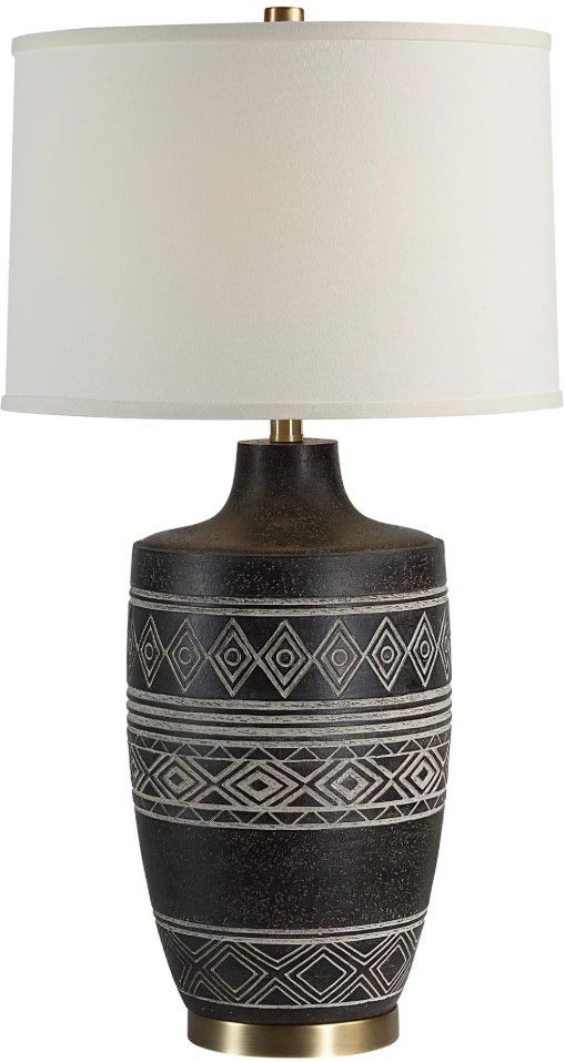 Renwil® Everren Ceniza Black Table Lamp-3