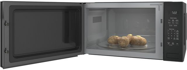 GE Profile™ 2.2 Cu. Ft. Black Built In Microwave-4