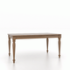 Canadel Customizable Gourmet 62" VA Turnip Foot Dining Table-4