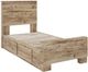 Signature Design by Ashley® Hyanna Tan Brown Youth Twin Storage Panel Bed-1