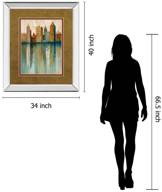 Classy Art City View II by Norm Olson Wall Art-2