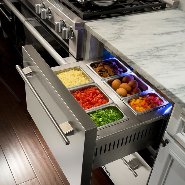 True® Stainless Steel Drawer Pan Kit-1
