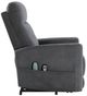 Homelegance® Wichita Dark Gray Power Lift Recliner with Massage and Heat-4