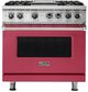 Viking® 5 Series 36'' Valentine Pro Style Dual Fuel Range-0