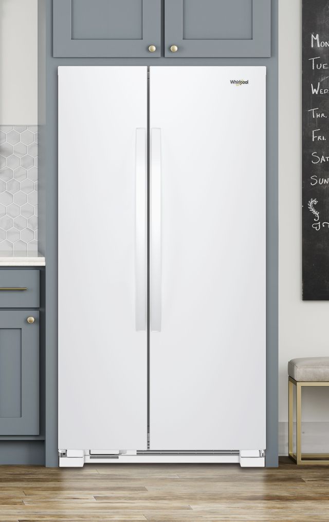 Whirlpool® 25.1 Cu. Ft. White Side-By-Side Refrigerator-1