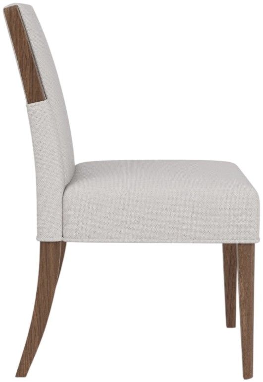 Riverside Furniture Delia Shell/Walnut Upholstered Side Chair-3