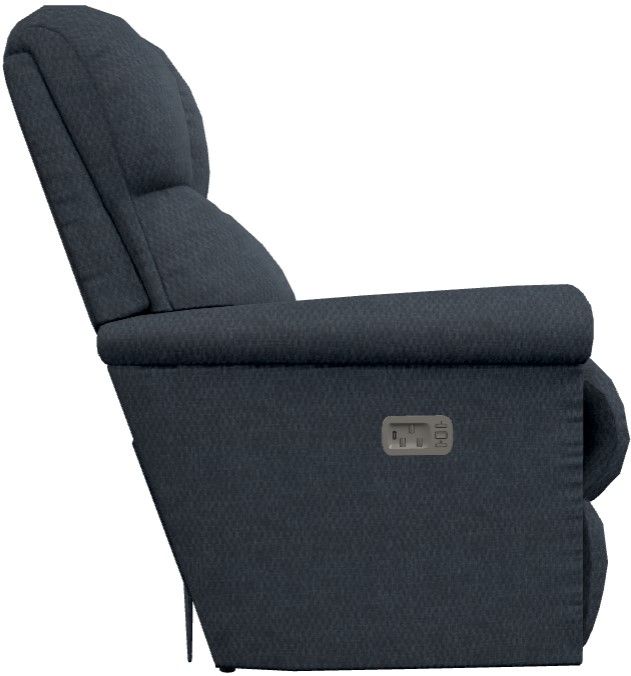 La-Z-Boy® Pinnacle Navy Power Reclining Loveseat with Headrest-2
