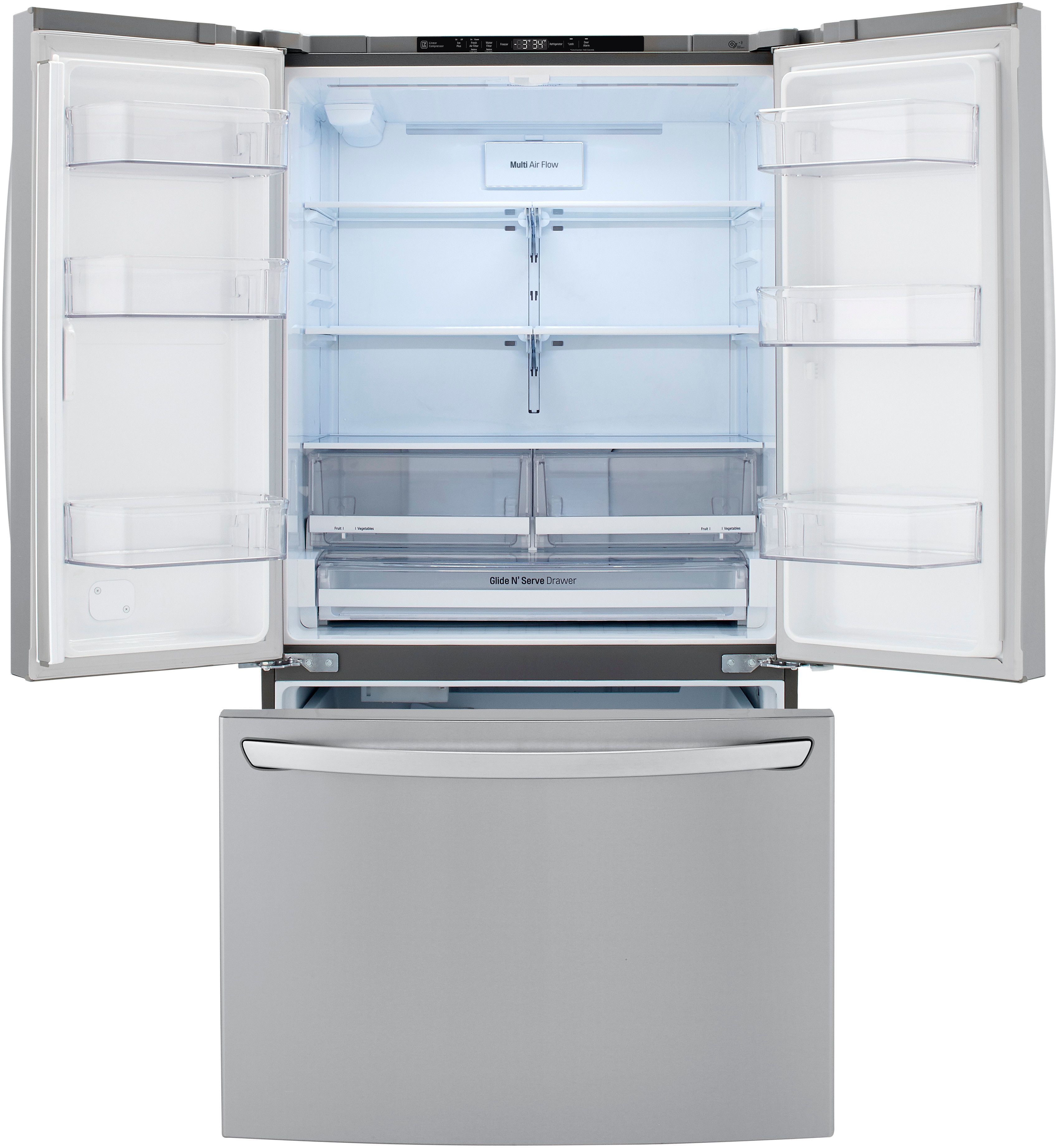 LG 22.8 Cu. Ft. PrintProof Stainless Steel Counter Depth French Door Refrigerator Arnold s Appliance Bellevue WA
