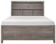 Homelegance® Woodrow Gray Youth Full Platform Bookcase Bed-2