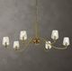 Uttermost® Barcelona Natural Brass 6 Light Chandelier-1
