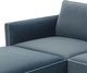 TOV Furniture Willow 4-Piece Blue Modular Sectional-4
