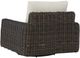 Signature Design by Ashley® Kimora Beige/Dark Brown Wicker Outdoor Swivel Lounge Chair-3