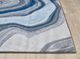 KAS Rugs Illusions Blue/Gray Marble 5'x8' Area Rug-1