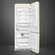 Smeg Retro Style 28 in. 18.0 Cu. Ft. Cream Bottom Freezer Refrigerator-4