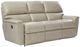 La-Z-Boy® Ava Ivory Leather Manual Reclining Sofa-0