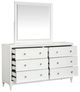 Magnussen Home® Springhouse Whisper White Double Drawer Dresser with Landscape Mirror-2