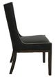 International Furniture Direct Black Balam 2-Piece Stained Dark Side Chair Set-1