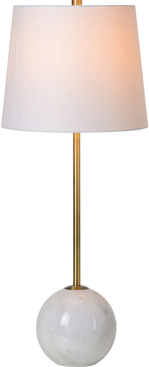 Renwil® Naomi 2-Piece Antique Brass/Natural White/Off-White Table Lamp Set-2
