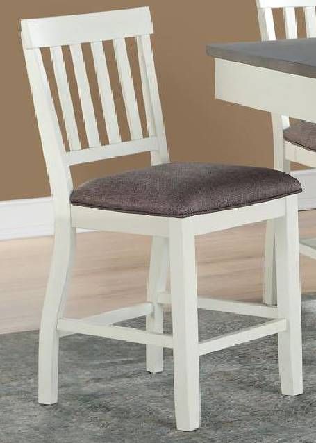 Urban Styles Furniture Chelsea 6-Piece Gray/White Counter Height Dining Set-3