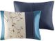 Olliix by Madison Park Serene 7 Piece Navy California King Embroidered Comforter Set-3