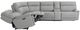 Bassett® Furniture Club Level Fletcher 6-Piece Gray L-Shape Power Reclining Sectional-2