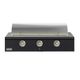 Caliber™ Rockwell Social 48" 3-Burner Matte Black Built-In Liquid Propane Grill with Brass Hardware-1