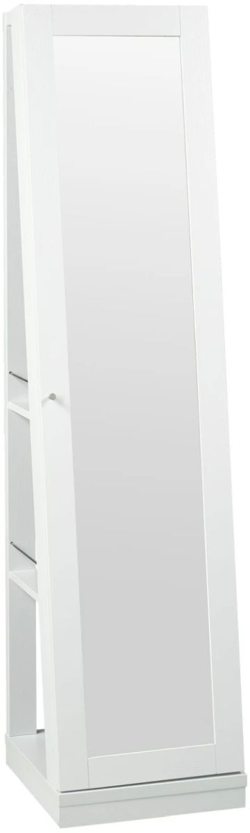 Brassex Inc. White Jewelry Cabinet-0