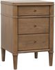 Modus Furniture Whitmore Claystone 3-Drawer Nightstand-0