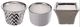A & B Home Navya 3-Piece Silver/White Candle Set-0