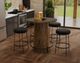 International Furniture Direct Frida Graphite Bar Stool-2