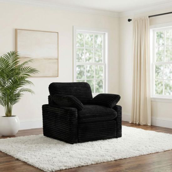 Coaster® Collins Black Power Recliner Chair-2