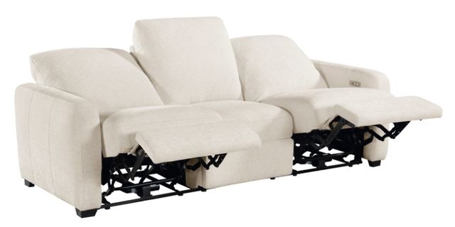 Homelegance® Vera Beige Power Double Reclining Sofa-4
