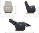 La-Z-Boy® Kodie Gold Power Rocking Recliner with Headrest and Lumbar-2