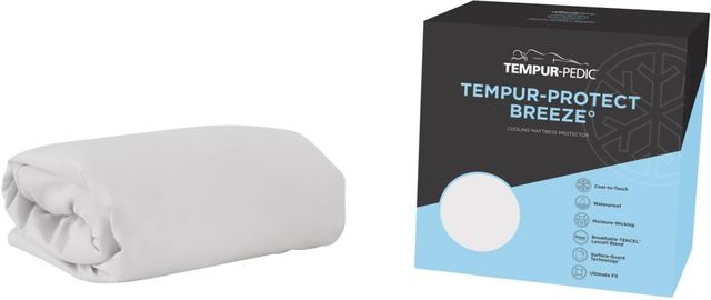 Tempur-Pedic® Tempur-Protect® Breeze Twin Mattress Protector-3