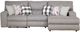Catnapper® Rockport 3-Piece Gray Power Reclining Right-Arm Facing Sectional-3