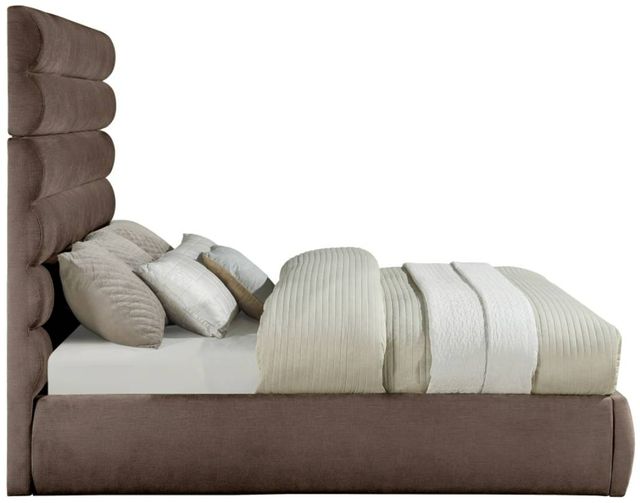 Meridian Furniture Adam Brown 71" King Upholstered Panel Bed-2