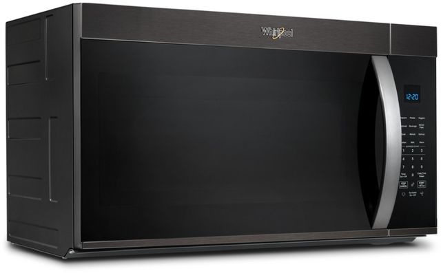 Whirlpool® 1.9 Cu. Ft. Black Stainless Steel Over the Range Microwave-2