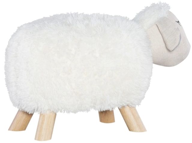 Powell® Sheep Natural Accent Stool-2