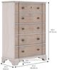 A.R.T. Furniture® Alcove Belgian Ivory/Washed Maple Drawer Chest-2