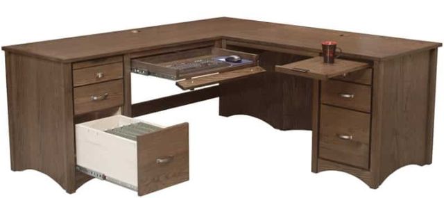 Wolfcraft Furniture Mcmillan Black L-Shaped Desk-1