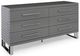 VIG Furniture Modrest Splendor Gray Slatted Dresser-0