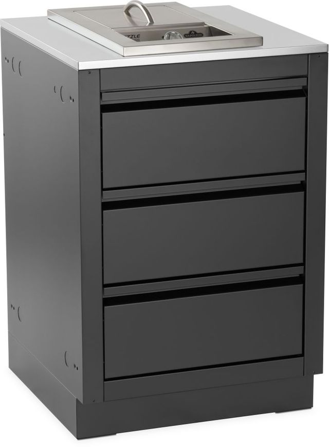 Napoleon OASIS® 24" x 24" Stainless Steel Countertop with 10" Burner Cutout-3