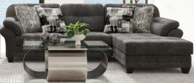 Hughes Furniture® 21900 2-Piece Wonderland Slate Right-Arm Facing Sectional-0