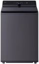 LG Matte Black Top Load Washer & Electric Dryer Laundry Pair-1